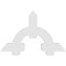 Ekena Millwork Ericson Architectural Grade PVC Gable Bracket, 48"W x 30"H x 2"D x 6"F, 15/12 Pitch GBP048X30X0206ERI00 - alternate 2
